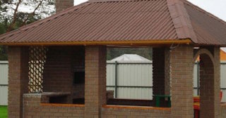 Беседка из кирпича под ключ в Элисте цена от 3232 рублей - Строй-Элс