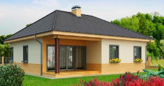 Строительство одноэтажных домов Элиста цена от 23978 руб. м2